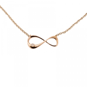 Montblanc Infiniment Vôtre Diamond 18k Rose Gold Necklace
