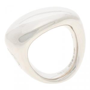 Pre Owned Montblanc Caresse of a Star Silver Ring Size 54