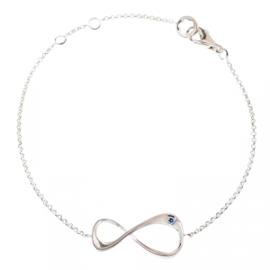 Pre Owned Montblanc UNICEF Infiniment Vôtre Sterling Silver Bracelet