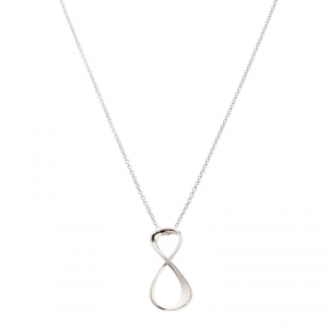 Pre Owned Montblanc Infiniment Vôtre Silver Pendant Necklace