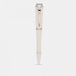 Pre Owned Montblanc Princesse Grace de Monaco Ivory Resin Ballpoint Pen