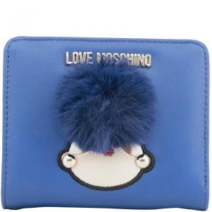 Love Moschino Blue Faux Leather Coin Purse