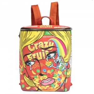 Pre Owned Moschino Multicolor Eyes PVC Capsule Backpack