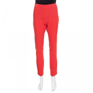Moschino Couture Red Tailored Pants M