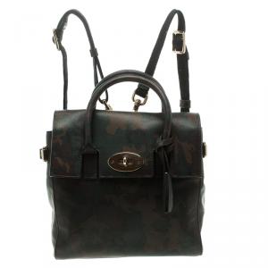 Mulberry Camo Leather Mini Cara Delevingne Backpack