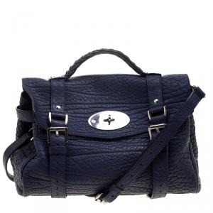 Mulberry Indigo Leather Alexa Shoulder Bag