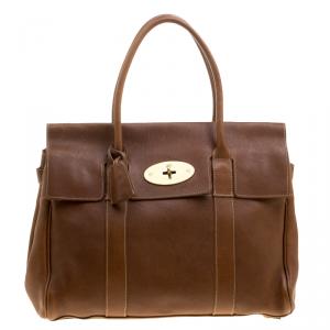 Mulberry Brown Leather Bayswater Satchel
