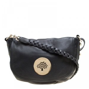 Pre Owned Mulberry Black Leather Daria Shoulder Bag