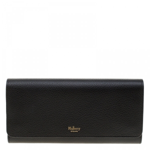 Mulberry Black Leather Continental Wallet