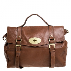 Mulberry Brown Leather Bayswater Satchel