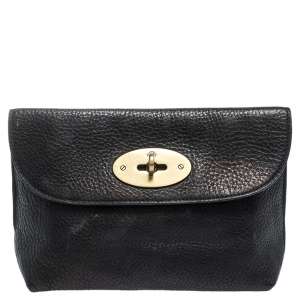 Mulberry Black Leather Pouch 