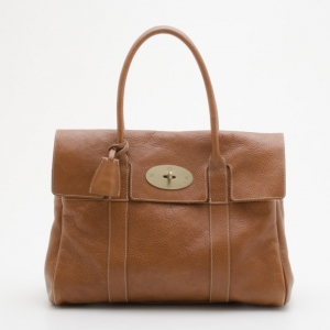 Pre Owned Mulberry Brown Leather Bayswater Tote