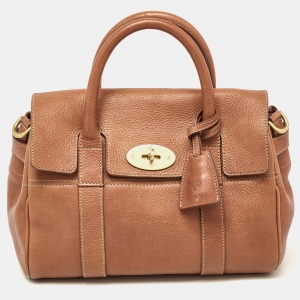 Mulberry Brown Leather Small Bayswater Satchel