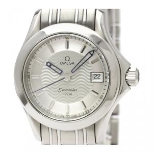 Omega Silver Stainless Steel Seamaster 2581.31 Women's Wristwatch 26MM
