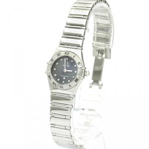 Omega Gray Stainless Steel Constellation 1561.51 Women's Wristwatch 22 MM