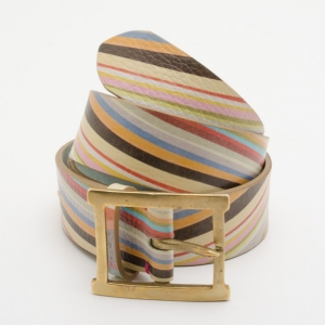 Paul Smith Multicolour Swirl Print Belt