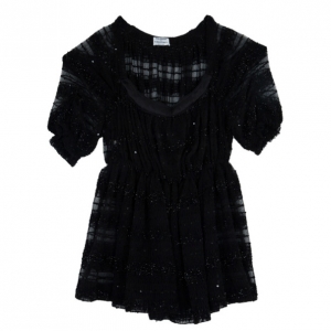 Pre Owned Philosophy Di Alberta Ferretti Smocked Top M