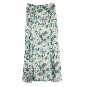 Philosophy di Alberta Ferretti Chiffon Floral Print Maxi Skirt M