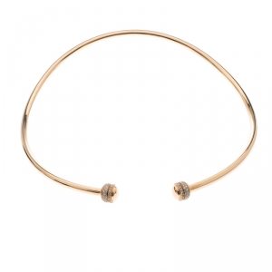 Piaget Possession Diamond & 18k Rose Gold Rigid Necklace 