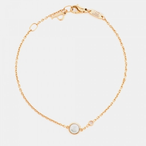 Piaget Possession Mother of Pearl Bead Diamond 18k Rose Gold Bracelet
