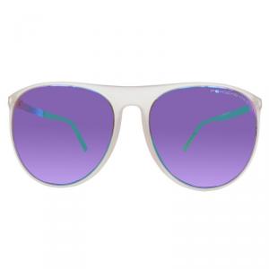Porsche Design White P8596 Wayfarer Sunglasses