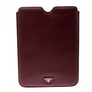 Prada Red Saffiano Leather iPad Case