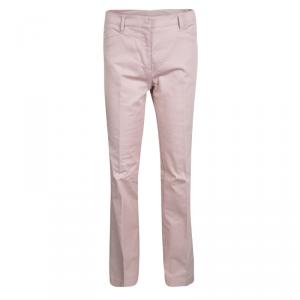 Prada Sport Alabastro Pink Stretch Gabardine Pants M