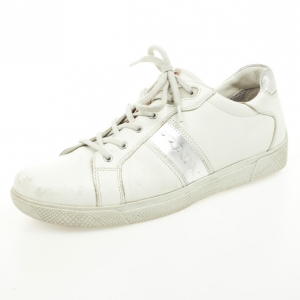 Pre Owned Prada Sport White Leather Sneakers Size 39.5