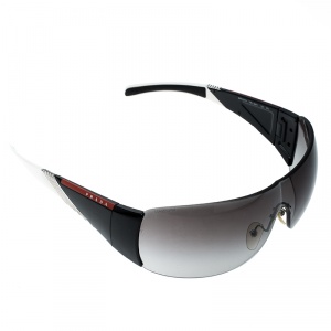 Prada Black/Black Gradient SPS07H Sport Shield Sunglasses 
