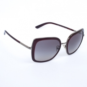 Prada Burgundy Square Womens Sunglasses