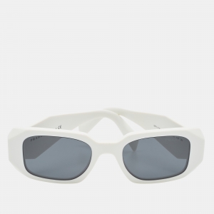 Prada White SPR17W Square Sunglasses