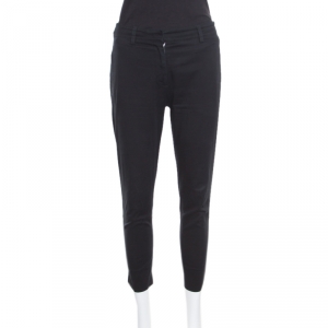 Prada Black Cotton Tailored Pants S