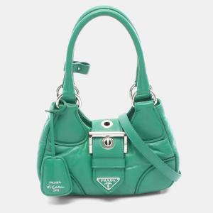 مملوكة مسبقًا Prada Moon Handbag Leather Green