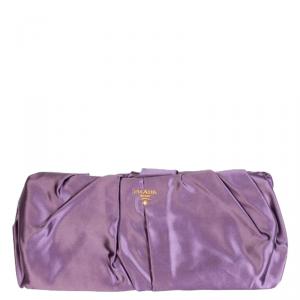 Prada Purple Nylon Lila Clutch Bag