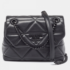 Prada Black Quilted Leather Spectrum Shoulder Bag