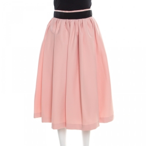 Preen by Thornton Bregazzi Salmon Pink Pleated Everly Skirt M