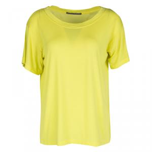 Proenza Schouler Yellow Short Sleeve T-Shirt S