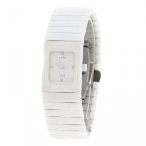 Rado White Ceramica Jubile 01.963.0713.3.070 Women's Wristwatch 19 mm
