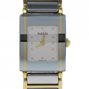 Rado White Stainless Steel Integral Women's Wristwatch 20MM