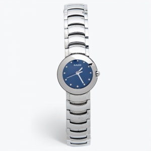 Rado Blue Stainless Steel Diastar 318.0549.3 Women's Wristwatch 23 mm