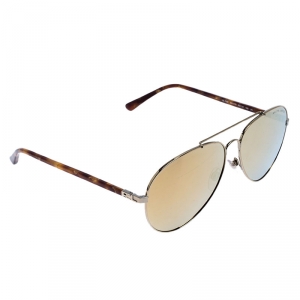 Ralph Lauren Antique Gold/ Gold Mirrored RL7058 Aviator Sunglasses