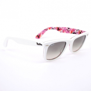 Ray-Ban White Rare Print Womens Wayfarers