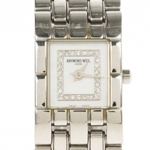 Raymond Weil White Stainless Steel Tema Women's Wristwatch 18MM