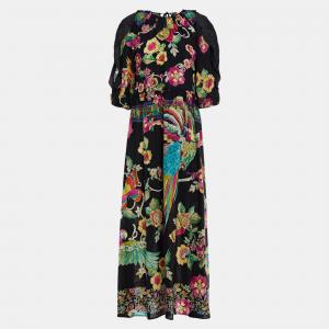 Pre Owned Red Valentino Silk Midi Dress 42