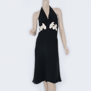 Pre Owned RED Valentino Black Halter Dress 