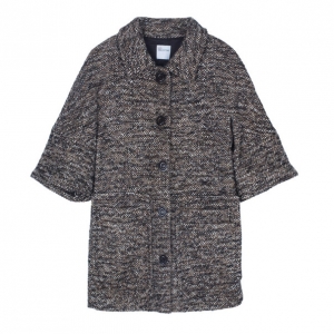 RED Valentino Brown Tweed Short Jacket M
