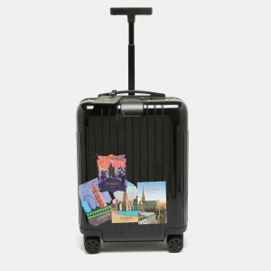 Rimowa Black Polycarbonate Essential Cabin Luggage 45