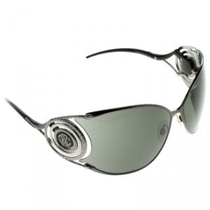 مملوكة مسبقًا نظارة شمسية روبرتو كافالي زيركون 464S معدن رصاصية/ سوداء