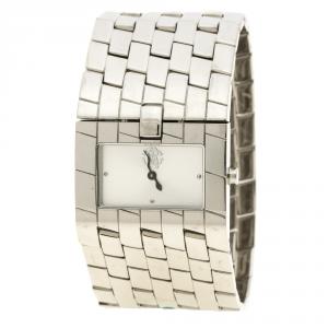 Roberto Cavalli Silver Stainless Steel Cleavage Women's Wristwatch 35MM