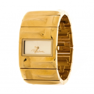 Roberto Cavalli Gold Plated Stainless Steel 7253270017 Women's Wristwatch 32 mm